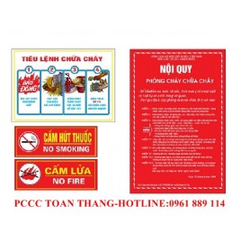 Bộ nội quy tiêu lệnh PCCC - Hệ Thống PCCC DHT - Công Ty TNHH Kỹ Thuật PCCC Và Thương Mại DHT Việt Nam